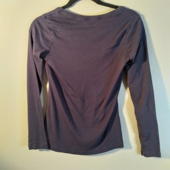 Lands End Long Sleeve Cotton T Shirt Size Small - Picture 3 of 4